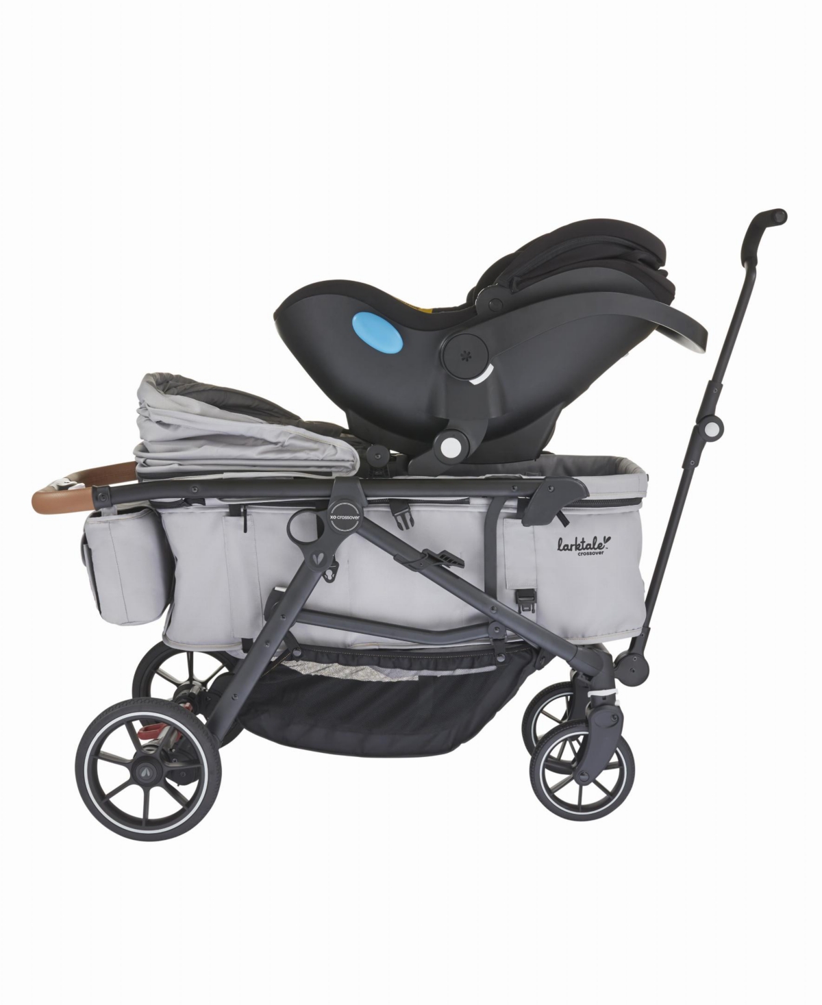 Shop Larktale Crossover V2 Convertible Stroller/wagon In Byron Black