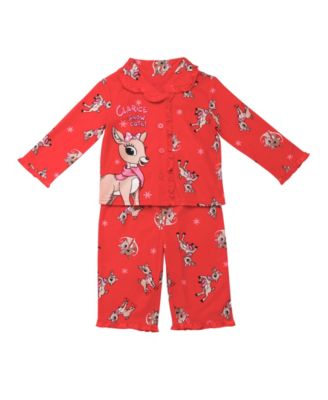 On sale Posh peanut Claire reindeer Christmas toddler girl 4T loungewear pajamas