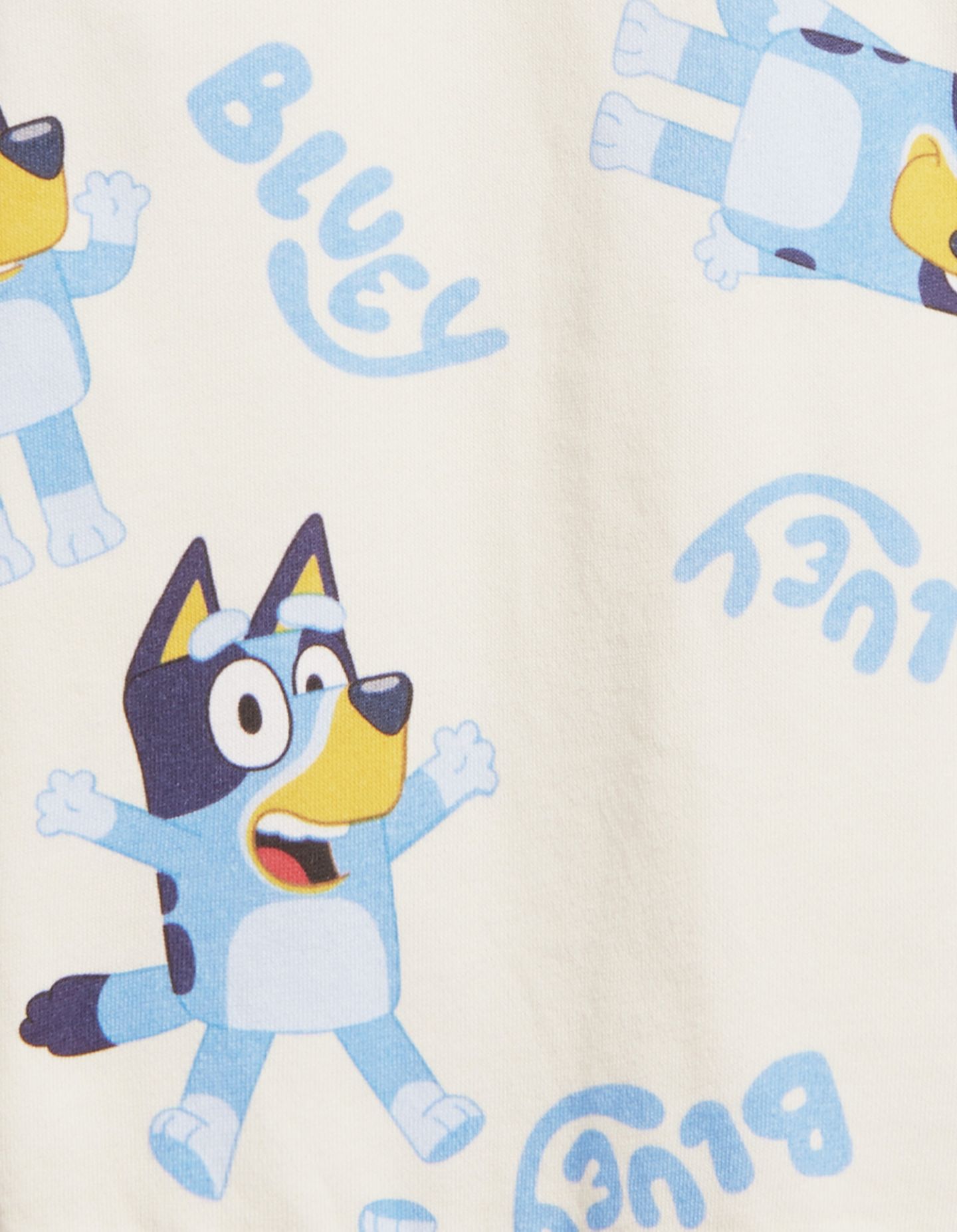 Комплект Bluey Fleece Sweatshirt and Jogger Pants Set Toddler Child для девочек, цвет: Слоновая кость — фото 4