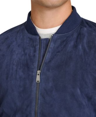 Men's Suede Varsity Jacket 