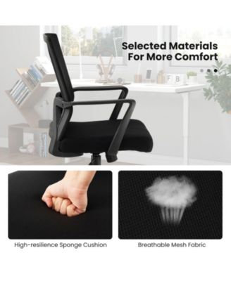 Ergonomic Desk Chair with Lumbar Support and Rocking Function