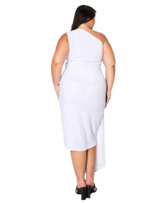 Plus Size Esme Front Draped Sash Dress