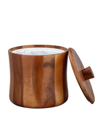 Acacia Ice Bucket with Removable Liner, 3 Quart