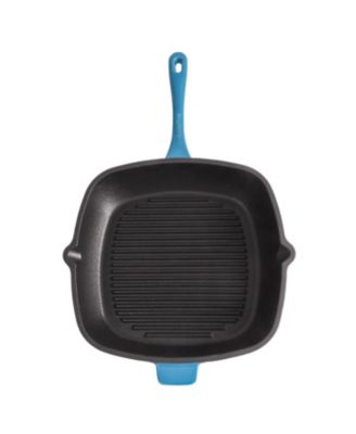 Cast Iron Grill Pan with Slotted Steak Press – Neo Collection, 11", 2-Piece Set
