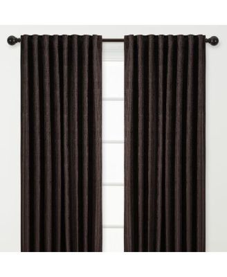 Premium 2-Panel Embossed Textured Curtains