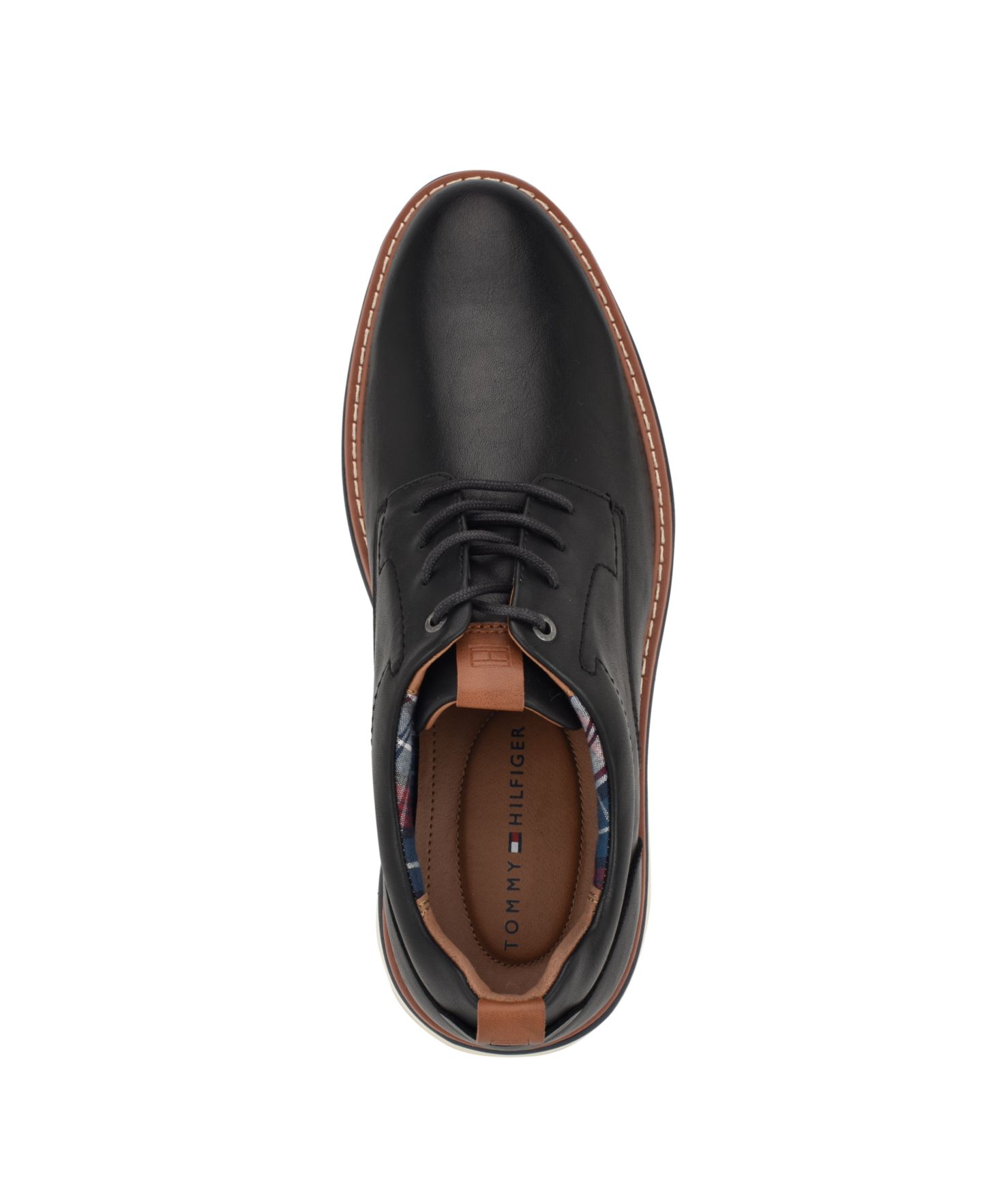 Мужские туфли Tommy Hilfiger Virat Casualized Hybrid Oxfords, цвет: Чёрный — фото 4