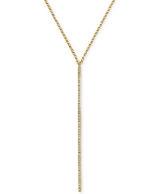 EFFY Collection - Diamond Lariat Necklace (1/7 ct. t.w.) in 14k Gold