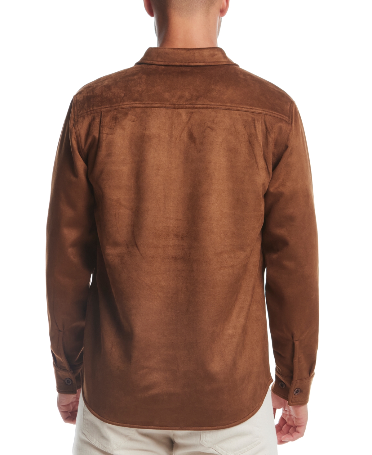 Weatherproof Vintage Men's Faux-Suede Shirt Jacket