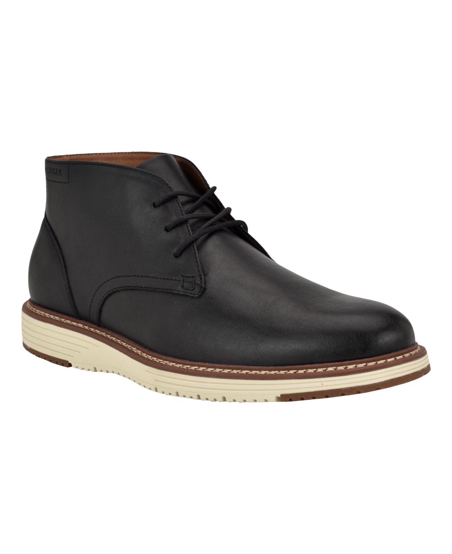 Мужские ботинки Tommy Hilfiger Harbin Elevated Chukka, цвет: Чёрный — фото 1