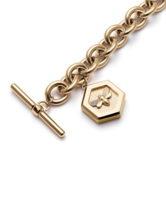 Women's Minima Bee Gold-Plated Toggle Bracelet