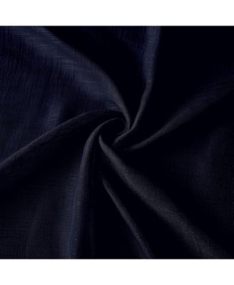 Hannah Linen Textured Light Filtering Window Panel Set, 76" W x 96" L