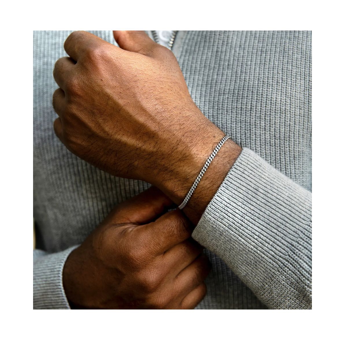 Vincero Curb Chain Bracelet, 3MM