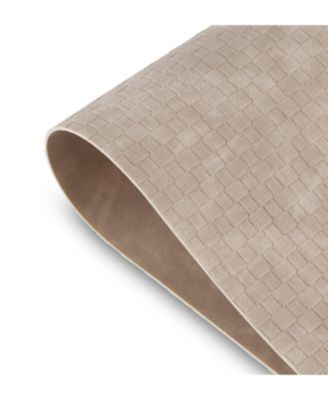 Faux Leather Look, Textured, Reversible, 12"x18", Set of 4 – Outdoor Dining Placemats