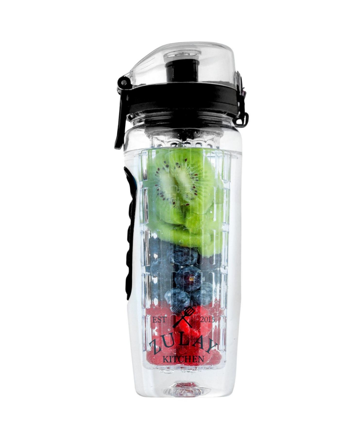 Fruit Infuser Water Bottle - 34oz Leakproof With Full-Length Infusion Rod