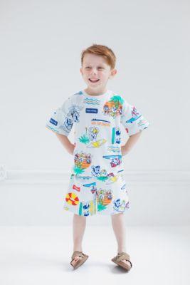 Big Boys French Terry T-Shirt and Shorts Outfit Set