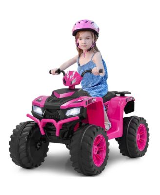 24V Kids Ride-On Electric ATV 4-Wheeler Quad Car with Wireless Connection