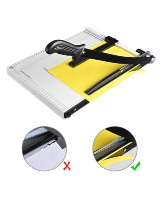 15" Cut Length B4 Paper Cutter Guillotine 12 Sheet Cutting Machine Photo Trimmer