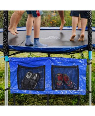Trampoline Shoe Bag Bounce Accessory Mesh Pocket Adjustable Strap Outdoor Home