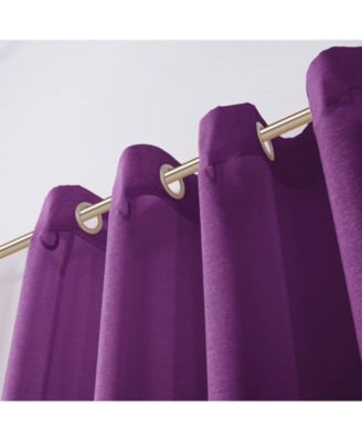 Melrose Semi Sheer Window Panel Set, 110" W x 84" L