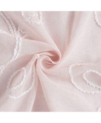 Stella Linen Look 76" W x 84" L Grommet Window Panel Set