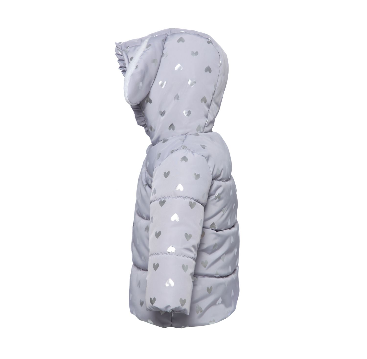 Baby Girls Soft Fleece Lined Puffer Jacket Winter Coat