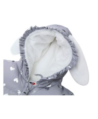 Baby Girls Soft Fleece Lined Puffer Jacket Winter Coat