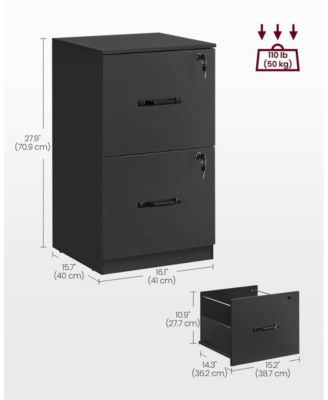 2-Drawer Vertical File Cabinet for Efficient Document Organization