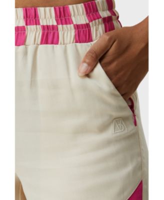 Women's Bellemere High-Waisted Checkered Chic Crop Pants