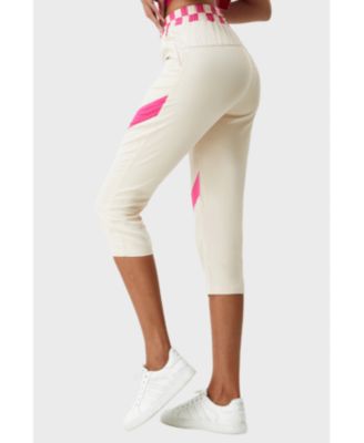 Women's Bellemere High-Waisted Checkered Chic Crop Pants