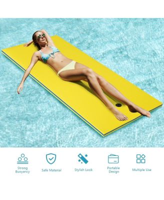 3-Layer Relaxing Tear-proof Water Mat-Yellow