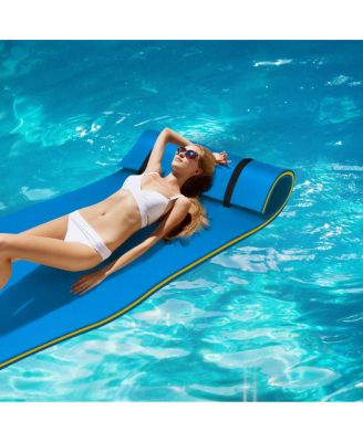 3-Layer Relaxing Tear-proof Water Mat-Blue