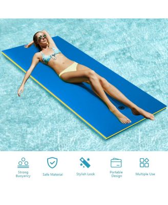 3-Layer Relaxing Tear-proof Water Mat-Blue