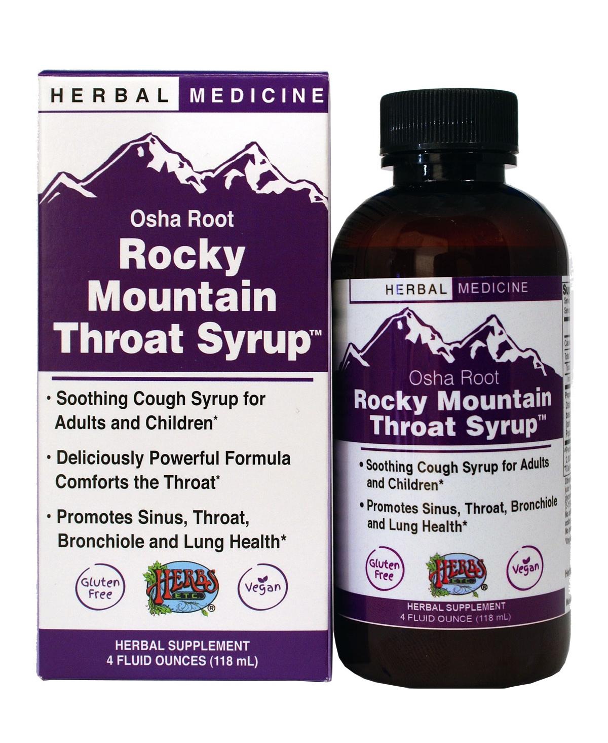 Rocky Mountain Throat Syrup 4 oz.