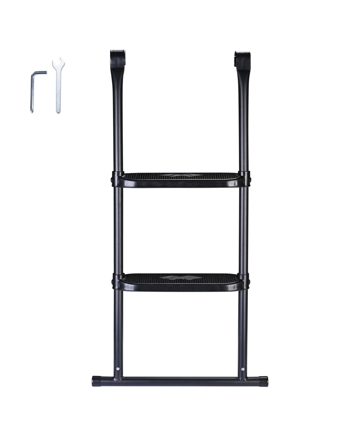 Yescom 39" Trampoline Ladder 2 Step Wide Anti Skid for Kid Outdoor 12 to 15 Ft Bounce