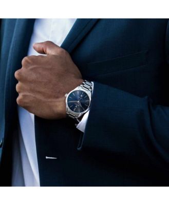 Men's Icon Automatic Watch with Stainless Steel Strap, 42mm