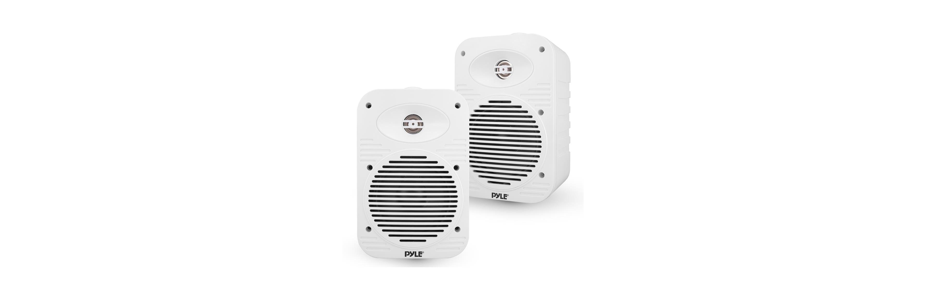 Pyle 5.25” 2-Way Indoor/Outdoor Speaker System - 1/2” High Compliance Polymer Tweeter
