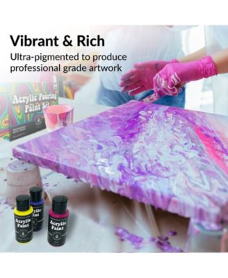 Acrylic Pouring Paint 24 Color Set