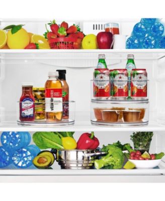 Lazy Susan Organizer Set - for Fridge, Pantry, Cabinet, Table, Makeup, Set Includes 1 Tall Lazy Susan, 1 Two Tier