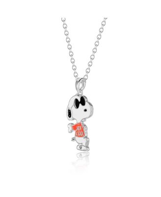 Snoopy Joe Cool Red Shirt Pendant Necklace