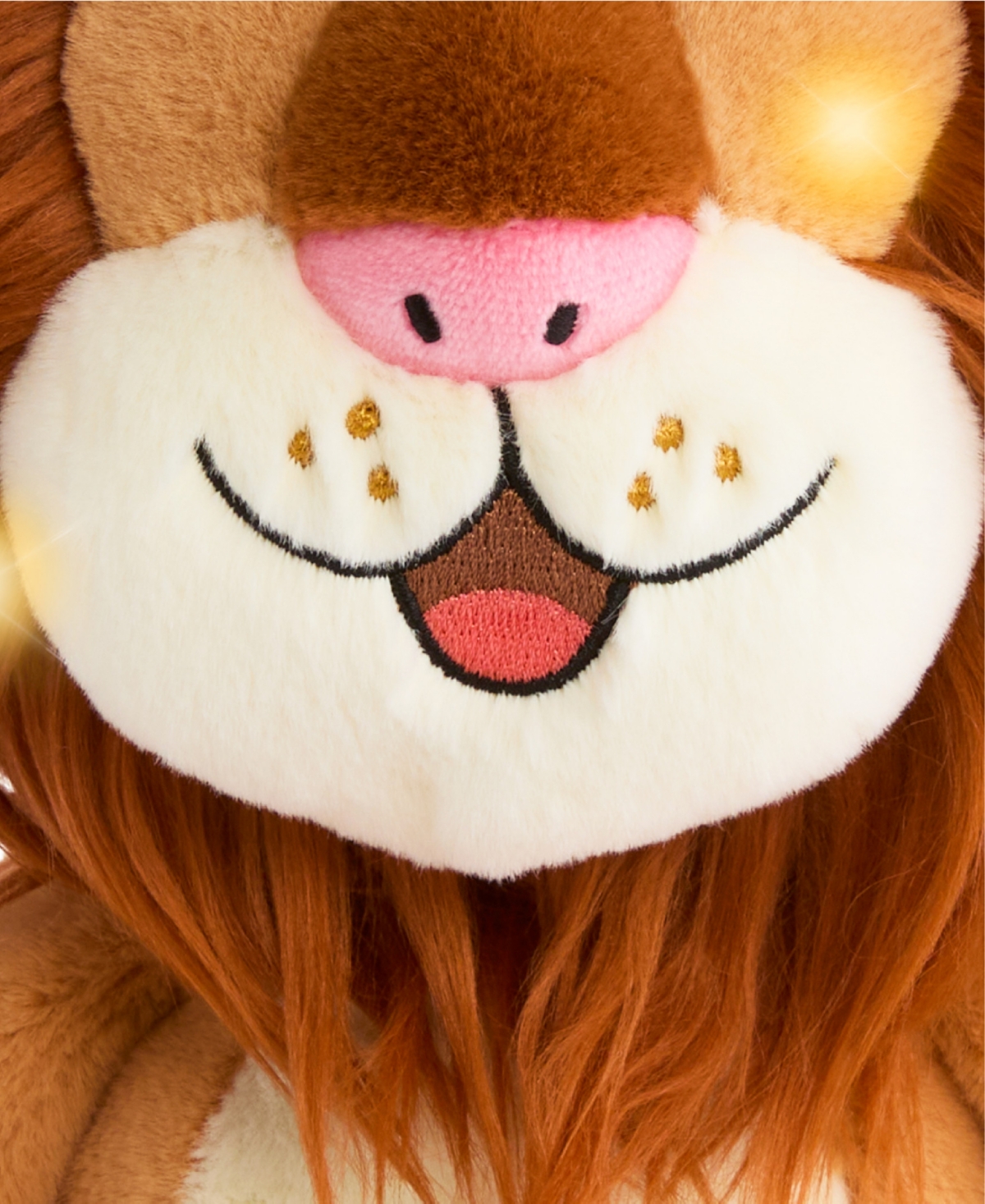 Geoffrey's Toy Box Led Light-up Plush Lion In No Color