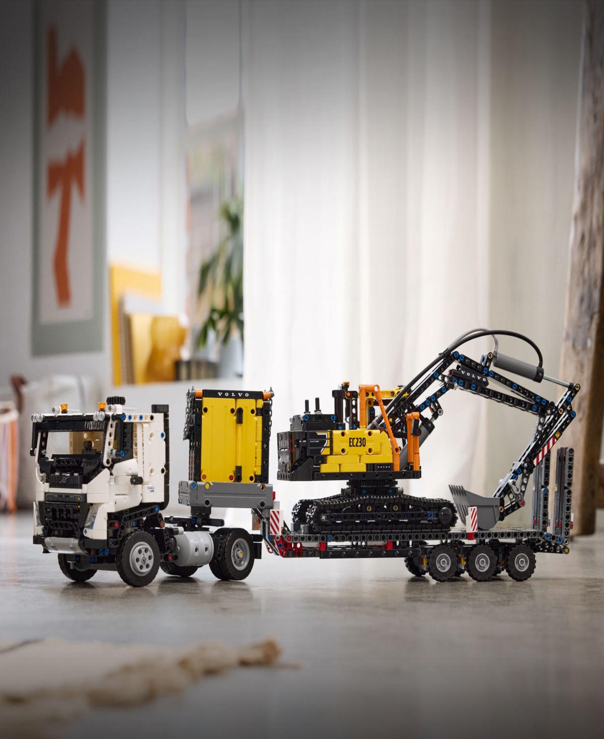 LEGO TECHNIC VOLVO FMX TRUCK EC230 ELECTRIC EXCAVATOR BUILDING TOY SET 42175, 2274 PIECES 