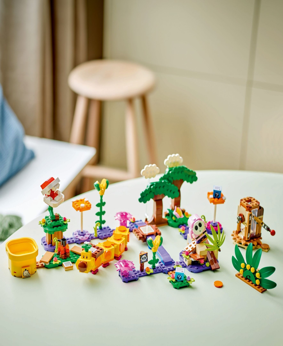 Lego Super Mario Soda Jungle Maker Set, Wiggler Toy And Mario Playset 71434, 598 Pieces In Multi Color