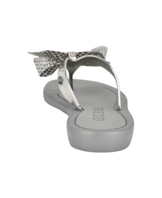Women's Tata EVA Sparkle Bow Flip Flop Sandals