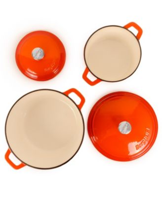 Neo 4pc Cast Iron Cookware Set, 3qt. & 7qt.