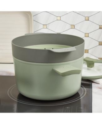 Leo Balance 11pc Nonstick Aluminum Cookware Set, Glass Lids