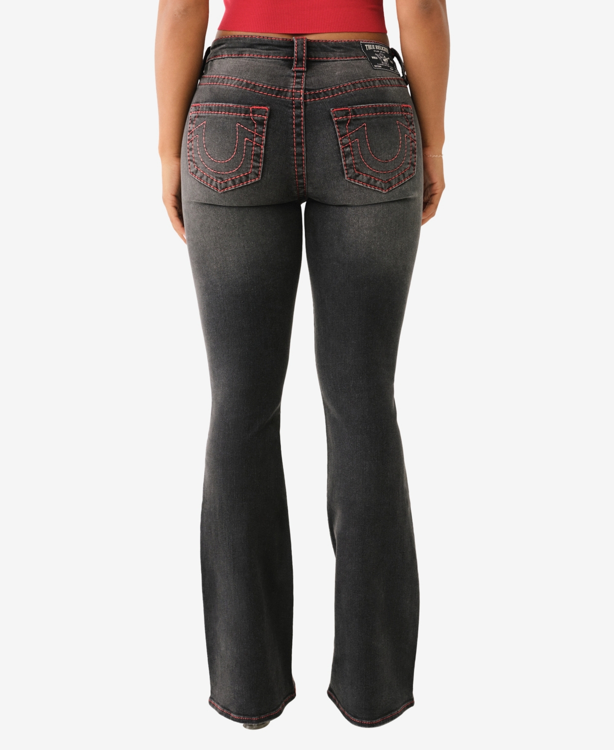 True Religion Women's Becca Bootcut Big T Jean