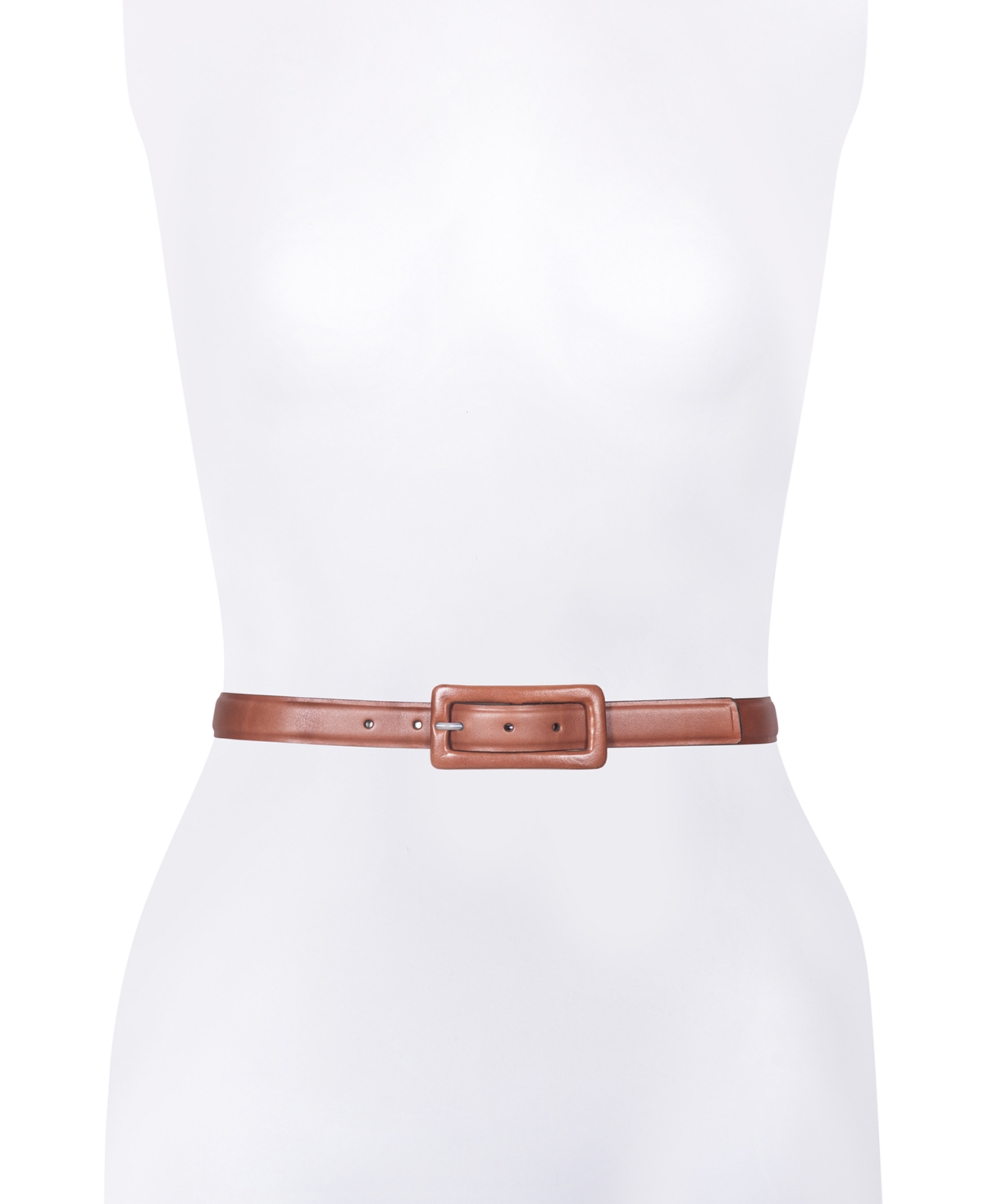 Michael Michael Kors Leather Covered Buckle Belt
