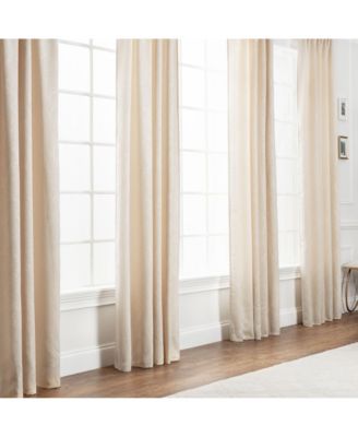 Premium 2-Panel Embellish Embossed Classy Blackout Curtains - 3-in-1 Back Tab, Rod Pocket, Ring Tab - for Windows Living Room Bedroom - Room Darkening Drapes 52 x 84 Inches - Taupe