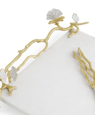 Butterfly Ginkgo Gold Cheeseboard Spreader