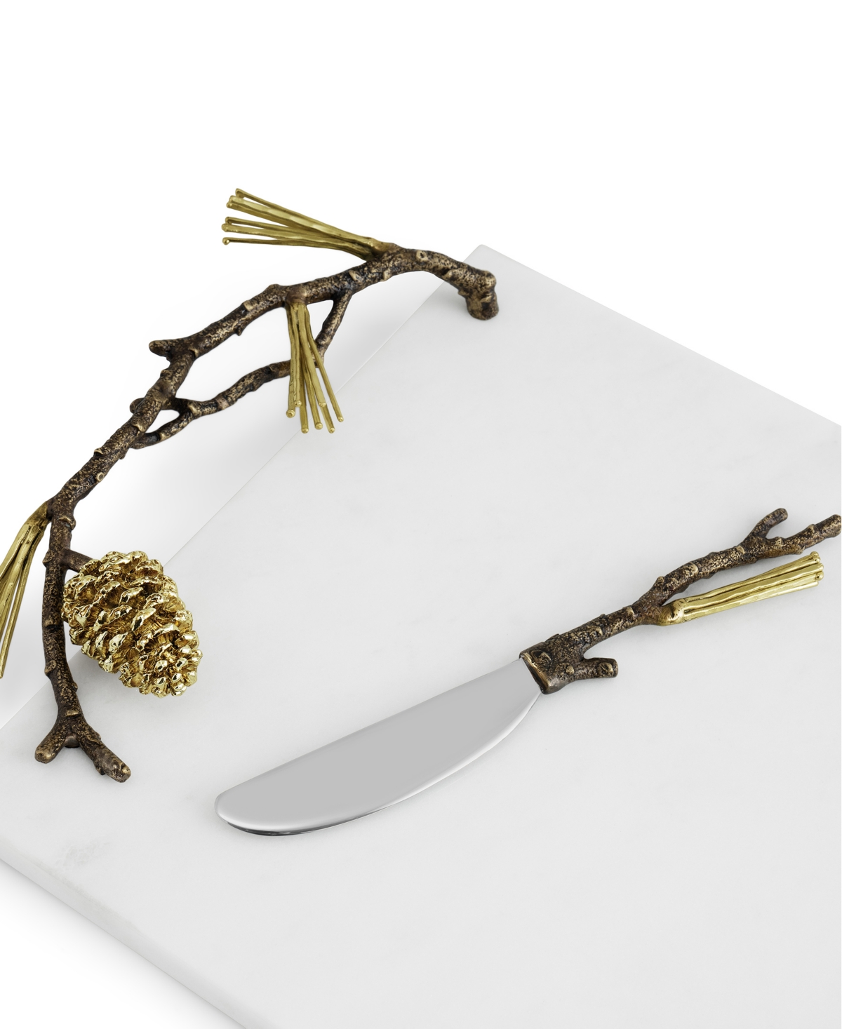 Michael Aram Pine Cone Cheeseboard With Knife In No Color